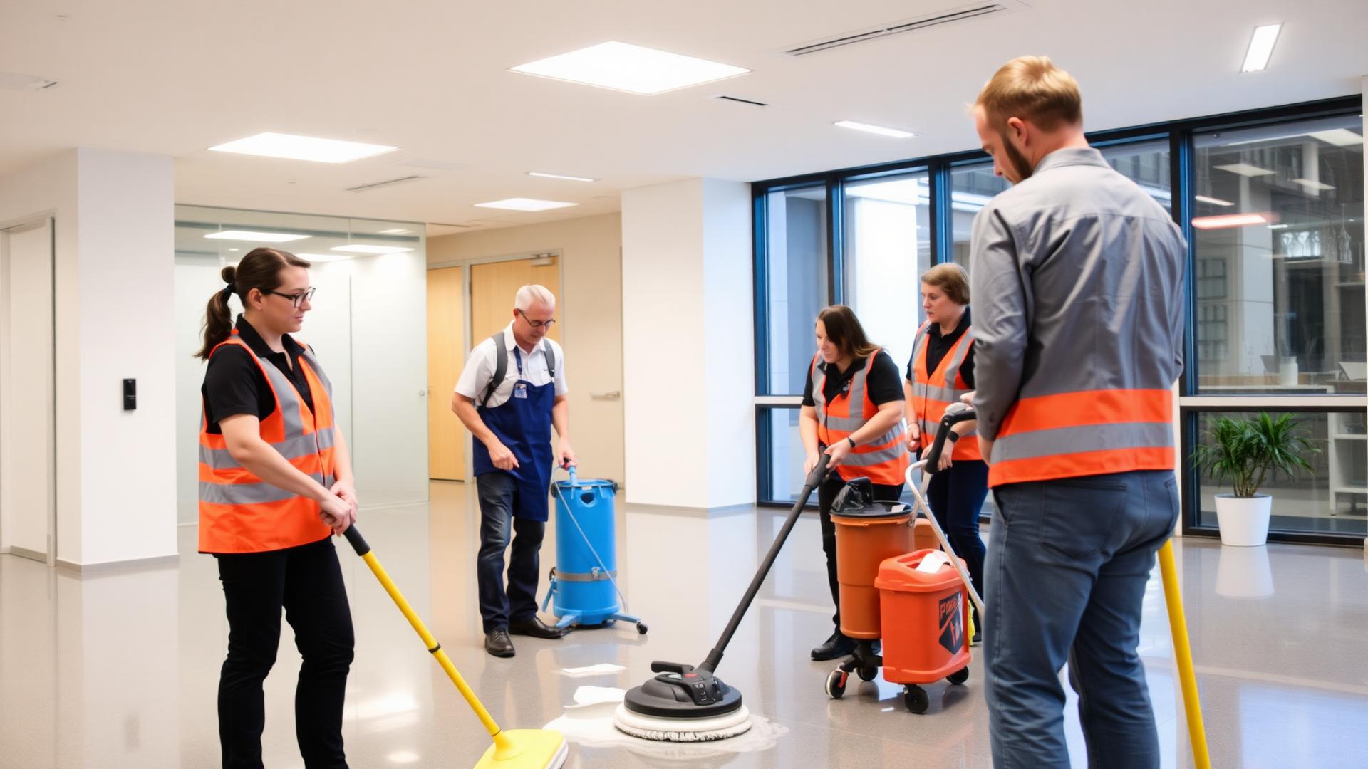 Utbildning inom golvvård och fönsterputs